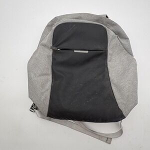 Oscaurt Gray 18" Anti Theft Laptop Backpack USB Port Soft Case Men Travel Bag